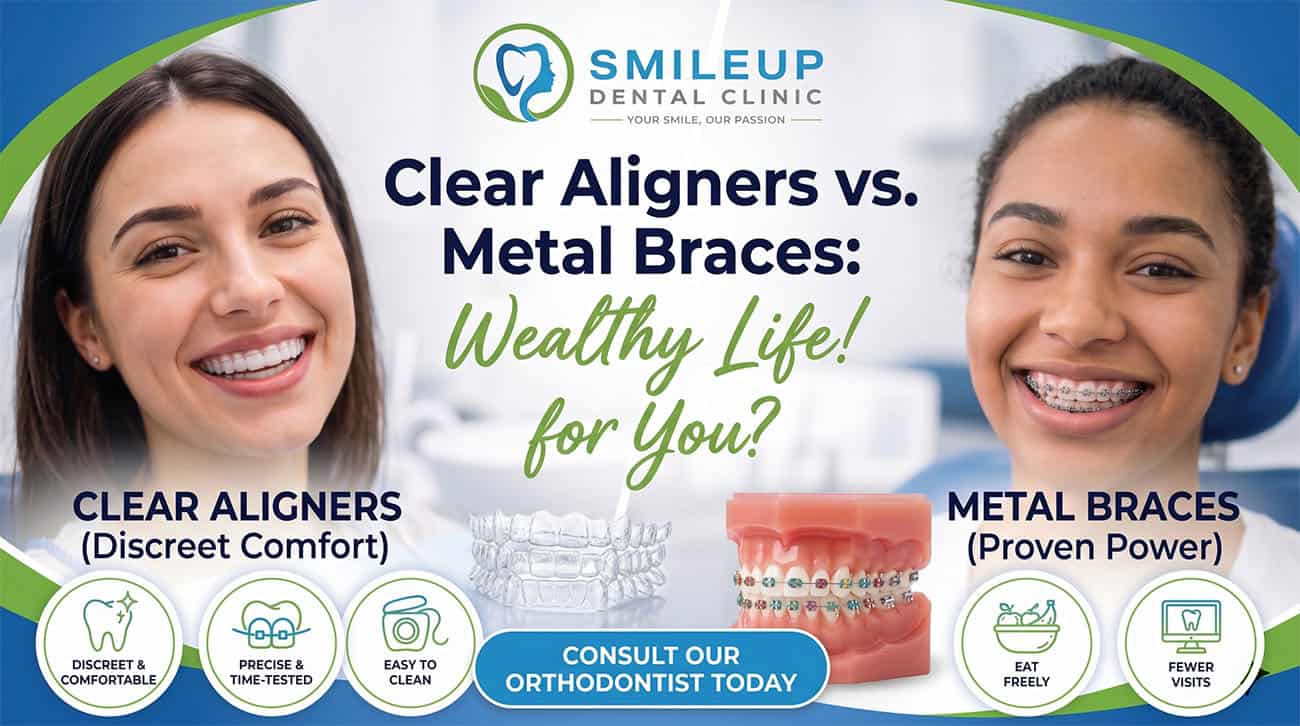 Clear Aligners vs. Metal Braces: Which Is Right for You?
